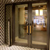 Hot-rolled steel entry doors for Anthropologie - Chelsea Market, NYC
